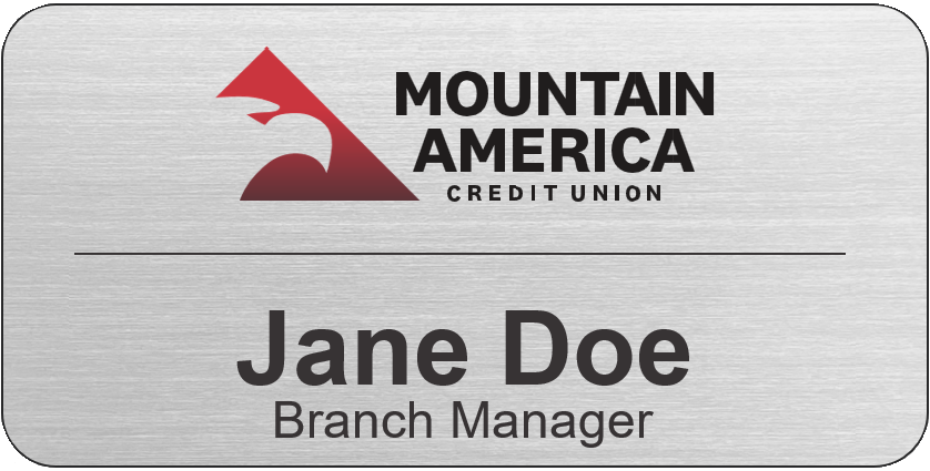 Name Badge - Name & Title (Click to customize)
