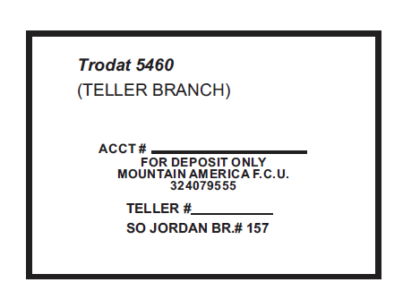 Pre-Inked Branch Stamps