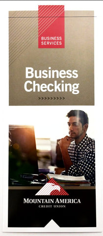 Business Services Checking Trifold Brochure