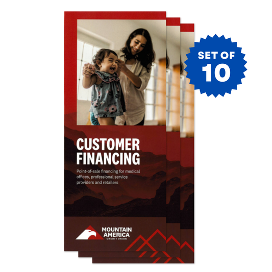 Customer Financing Brochure (set of 10)