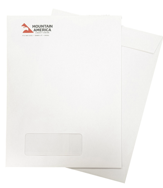 9x12 Envelope - Window (25)