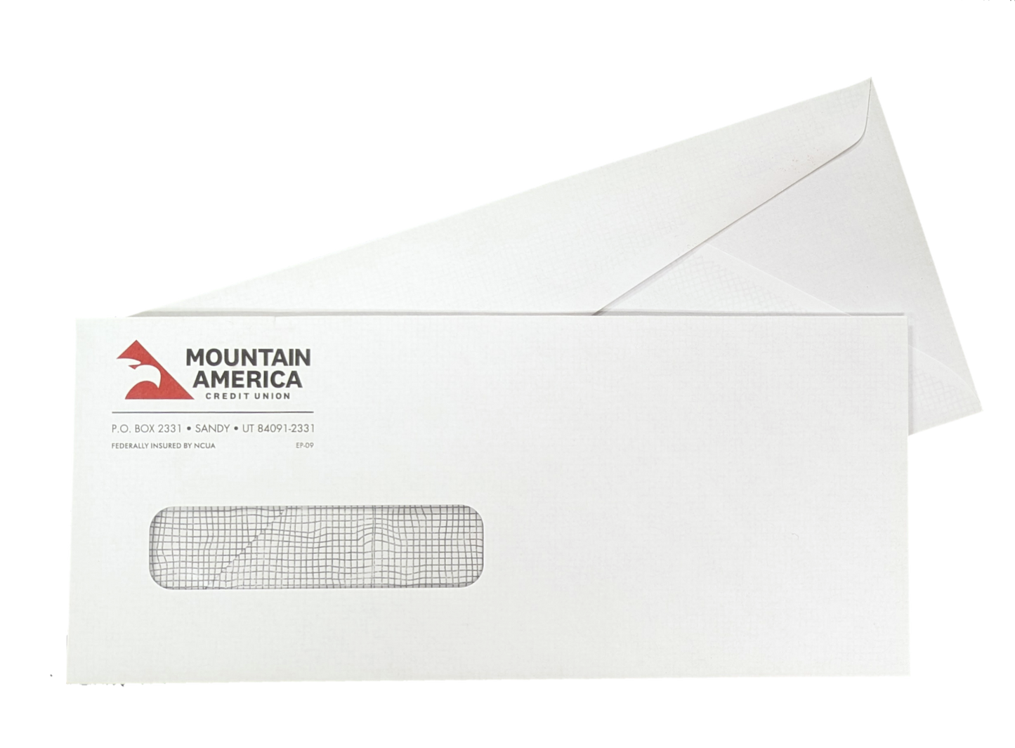 Envelopes, Window for Laser Checks