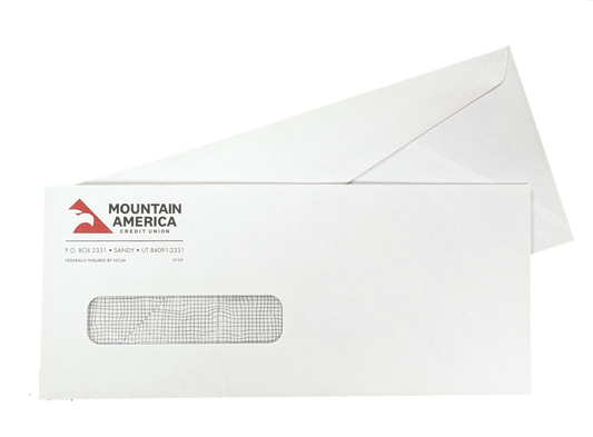 Envelopes, Window for Laser Checks