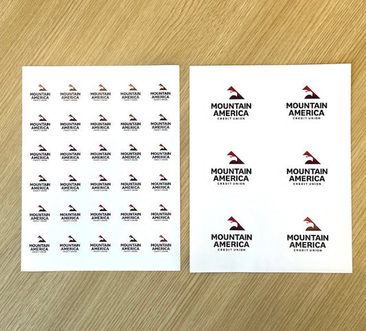 MACU Logo Sticker Sheets (1 order = 5 Sheets of Stickers)
