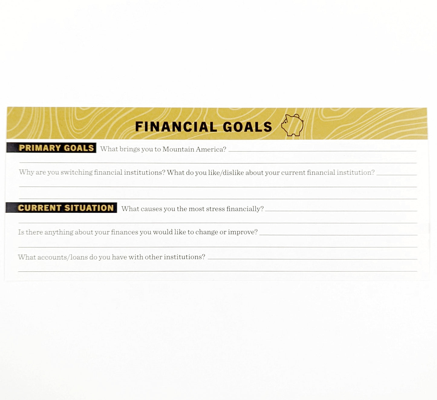 *DISCONTINUED* Financial Goals Flier (50)