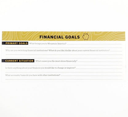 *DISCONTINUED* Financial Goals Flier (50)